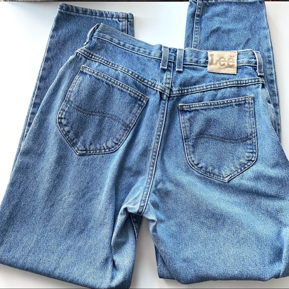 Vintage Lee high waisted straight jeans